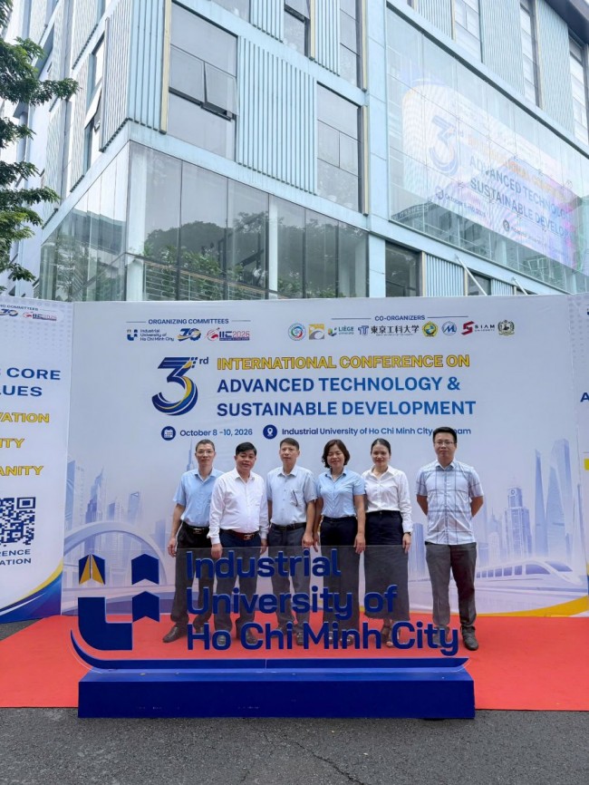 Trường Đại học Công nghiệp Việt Trì tham dự Hội nghị quốc tế về Công nghệ tiên tiến và Phát triển bền vững lần thứ 3 – ICATSD 2026